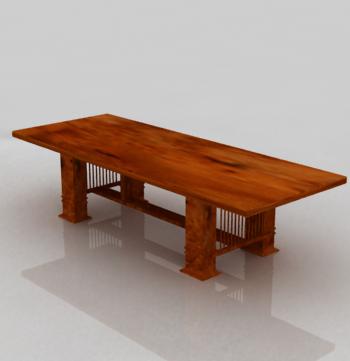 Base:solid cherry wood. Top:veneered cherry wood. Measures:250 cm x 98 h. 74__225 cm x 98 h. 74